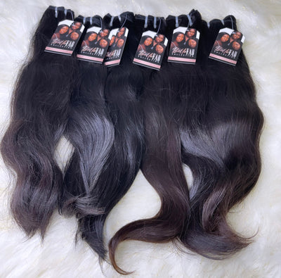 Raw Indian Natural Straight
