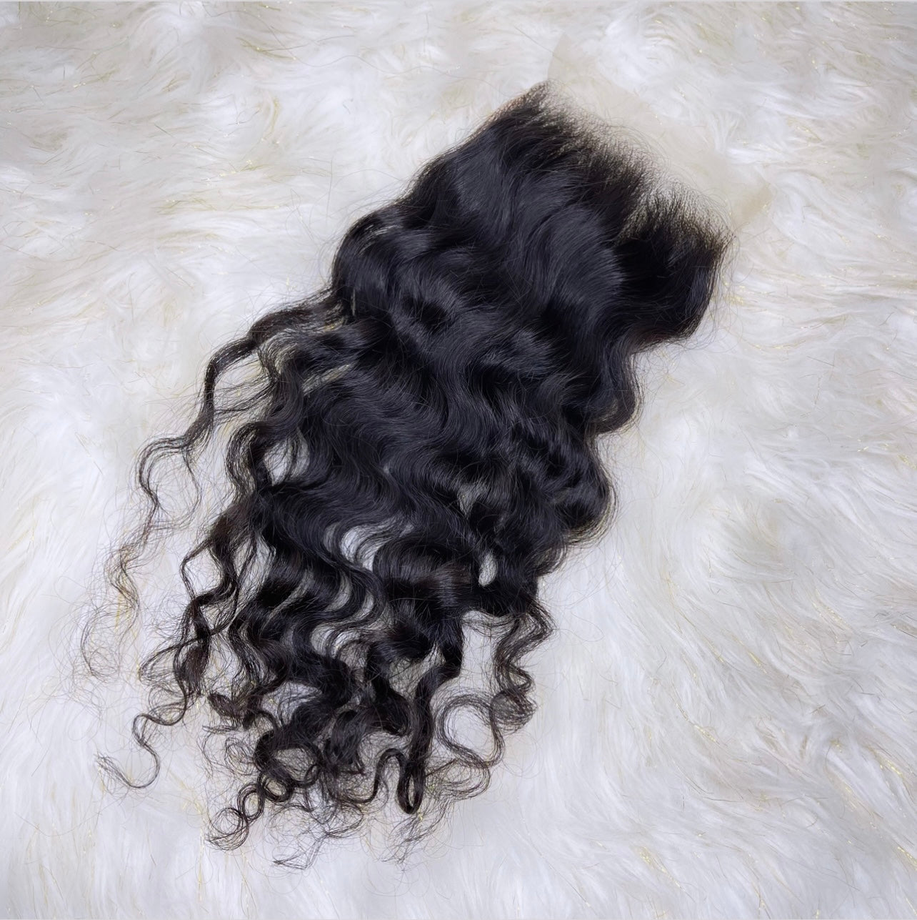 "5 x 5" Raw Indian Curly Closure