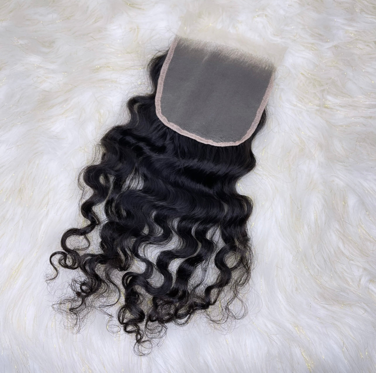 "5 x 5" Raw Indian Curly Closure