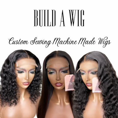 Custom Built Wigs - With Purchase of Bundles & Closure